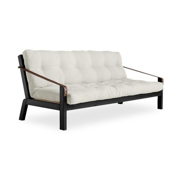 Canapea variabilă Karup Design Poetry Black/Natural, bej-image-1