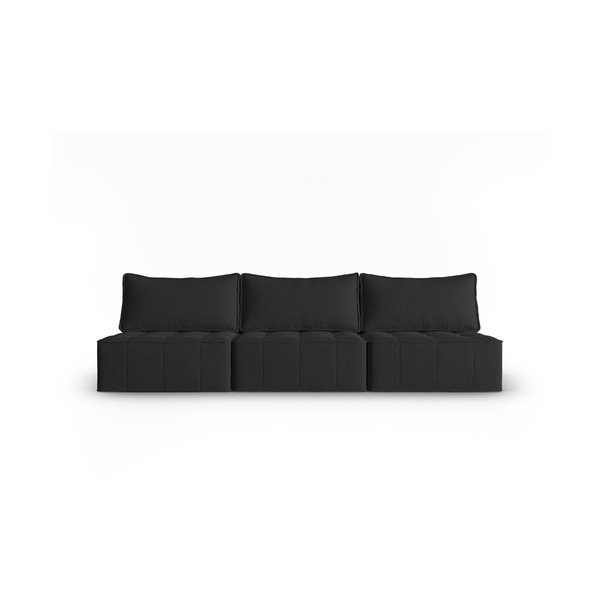 Canapea neagră 240 cm Mike – Micadoni Home