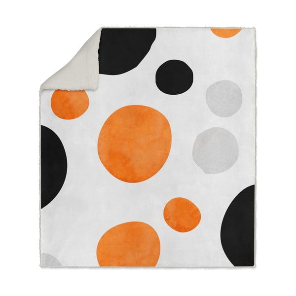 Pătură pentru copii OYO Kids Retro Dots, 130 x 160 cm