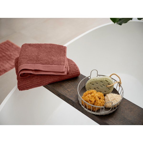 Prosop teracotă din bumbac din frotir 50x70 cm Classic – Zone-image-3