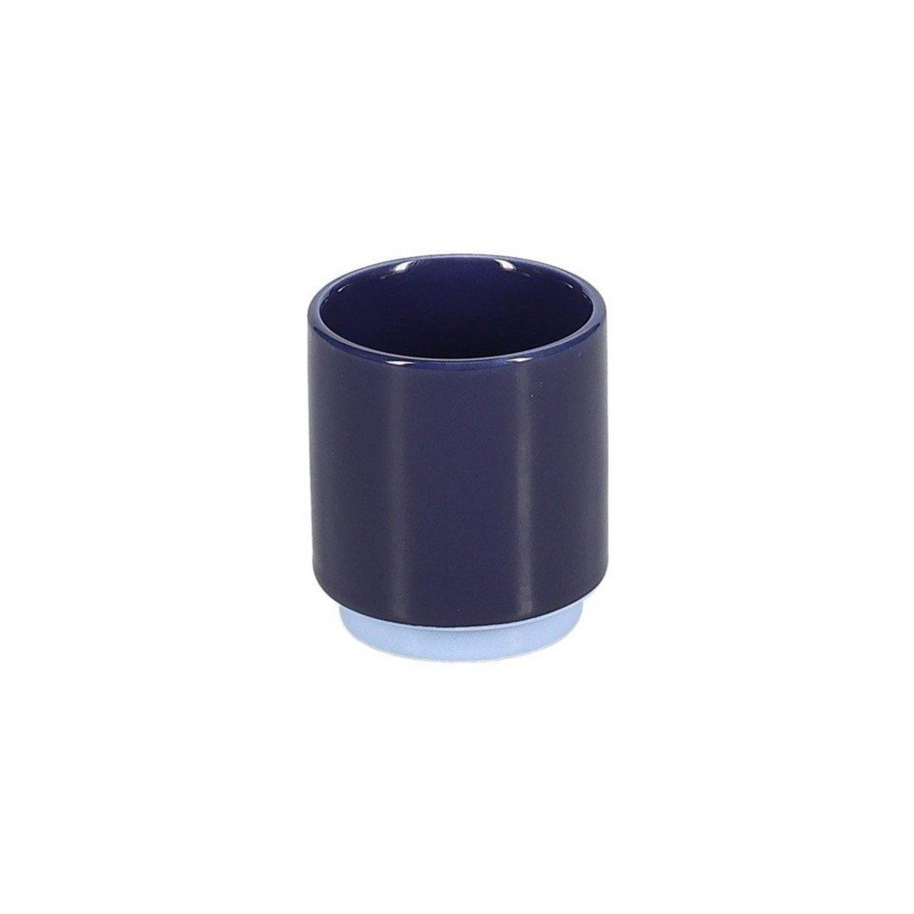 Ceasca albastru-inchis pentru espresso din gresie ceramica 130 ml Duo – ONA
