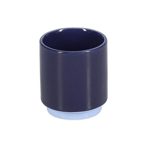 Ceașcă albastru-închis pentru espresso din gresie ceramică 130 ml Duo – ONA