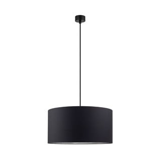 Lustră cu interiorul argintiu Sotto Luce Mika, ∅ 50 cm, negru
