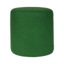 Puf verde cu tapițerie din lână Folk – noo.ma