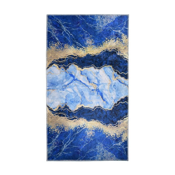 Covor albastru/auriu 140x80 cm - Vitaus