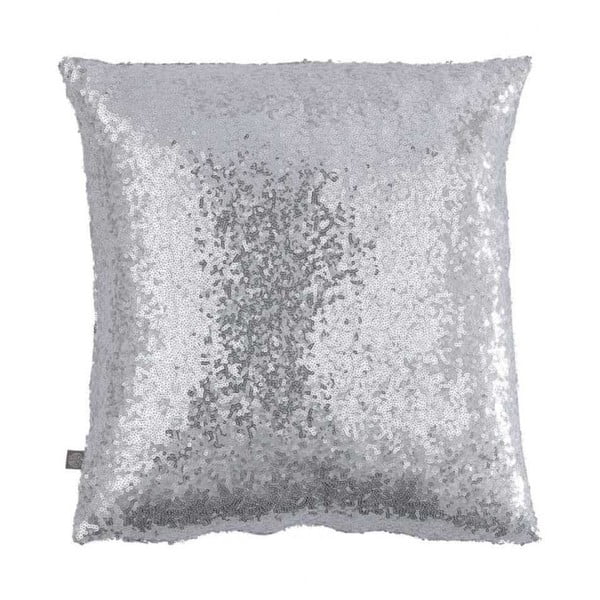 Pernă cu paiete Bella Maison Diamond, 50 x 50 cm, argintiu