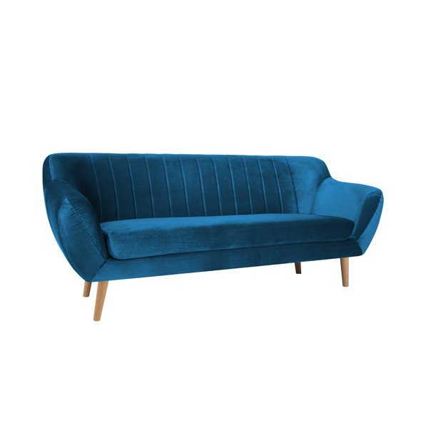 Canapea cu 3 locuri Mazzini Sofas BENITO, albastru-image-1