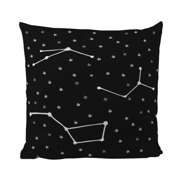 Pernă Black Shake Star Constellations, 40x40 cm