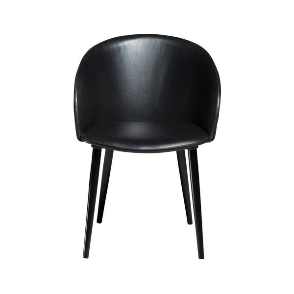 Scaun din piele artificială DAN-FORM Denmark Dual, negru-image-1