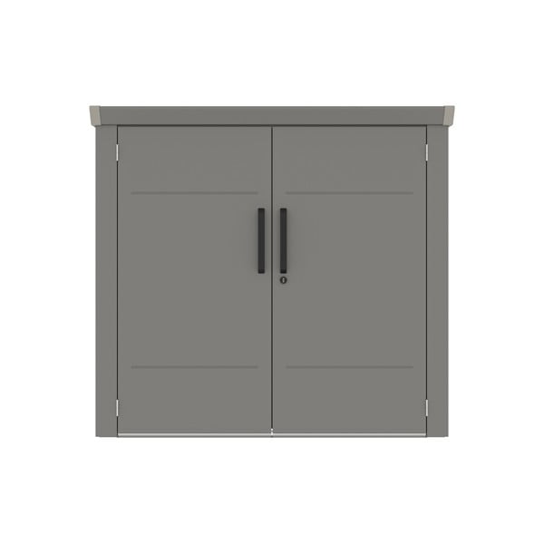 Dulap de grădină gri Avocado B – Rojaplast