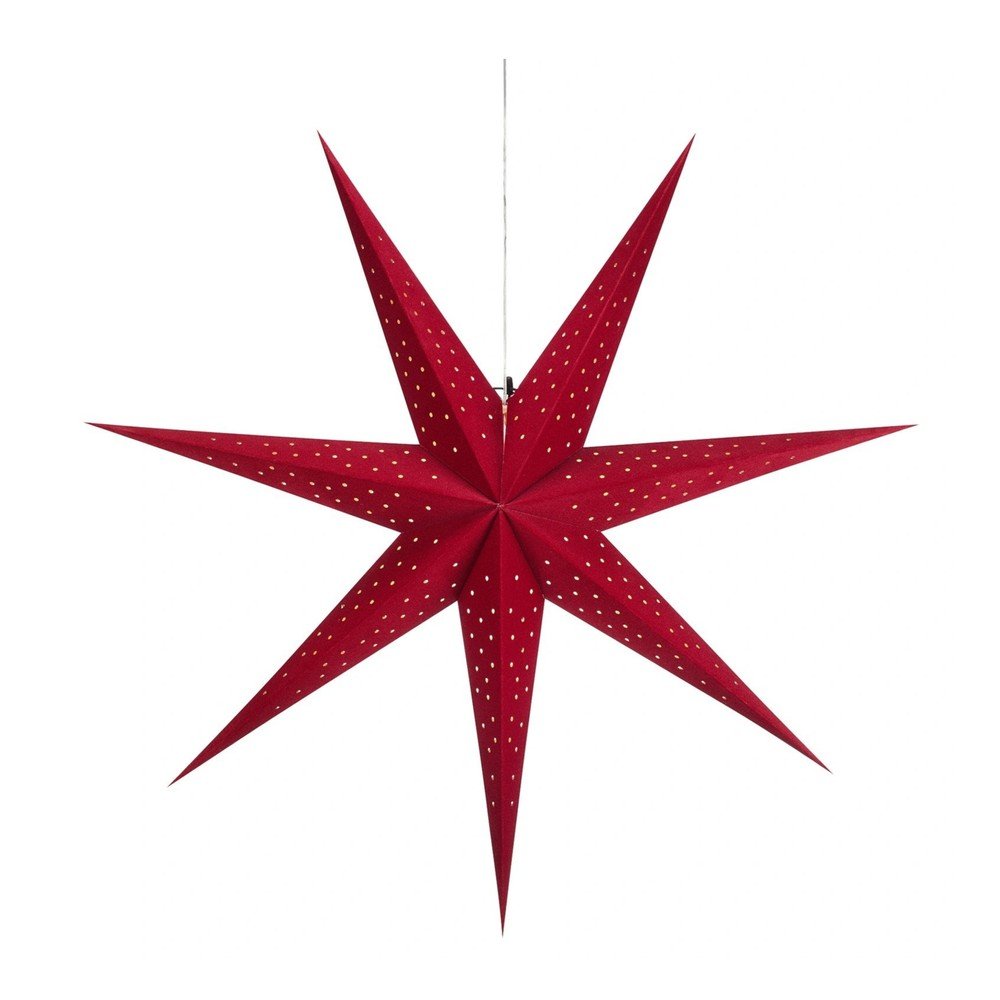 Decoratiune luminoasa de Craciun rosie suspendata cu baterii ø 76 cm Blink – Markslöjd