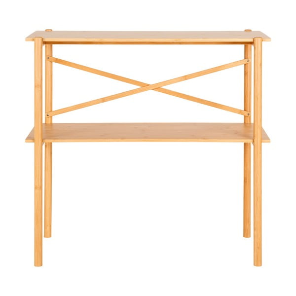 Masă consolă în culoare naturală din bambus 32x83 cm Manaus – House Nordic