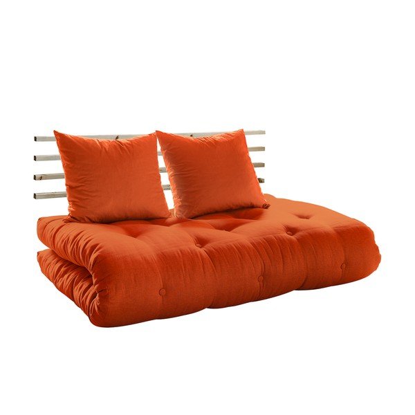 Canapea extensibilă Karup Shin Sano Natur/Orange-image-2