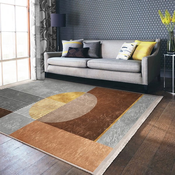 Covor gri/maro 160x230 cm – Mila Home-image-4
