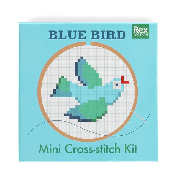 Set creativ Cross-stitch Kit Blue Bird – Rex London