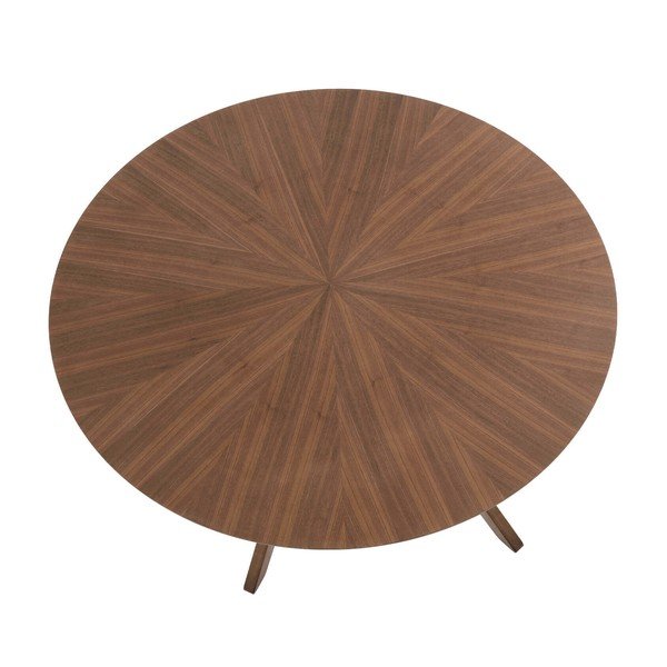 Masă dining în decor de nuc sømcasa Carmel, ⌀ 120 cm, maro-image-4
