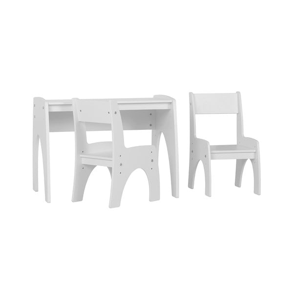 Scaun pentru copii alb Klips – Pinio-image-4