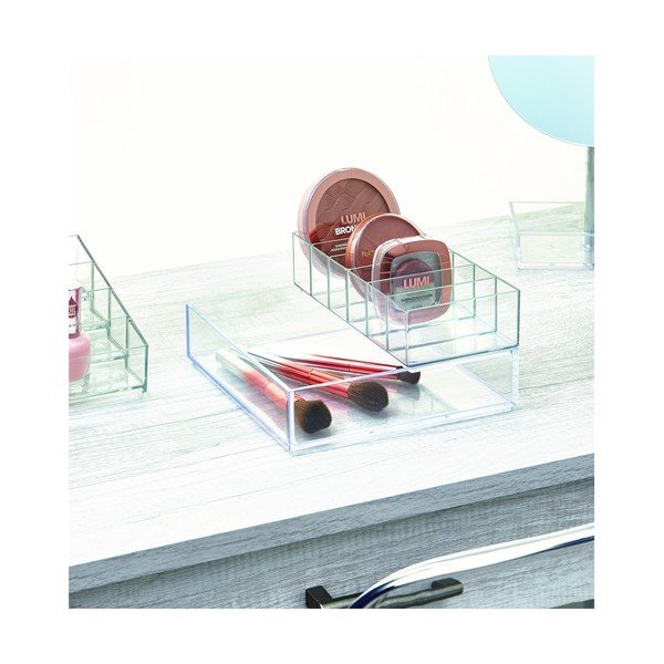 Organizator transparent iDesign Clarity, 20 x 20 cm-image-1