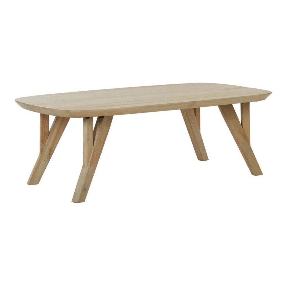 Măsuță de cafea în culoare naturală din lemn de mango 65x120 cm Quenza – Light & Living