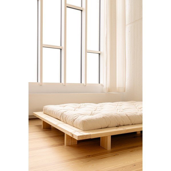 Saltea futon albă extra moale 160x200 cm Double Latex – Karup Design-image-3