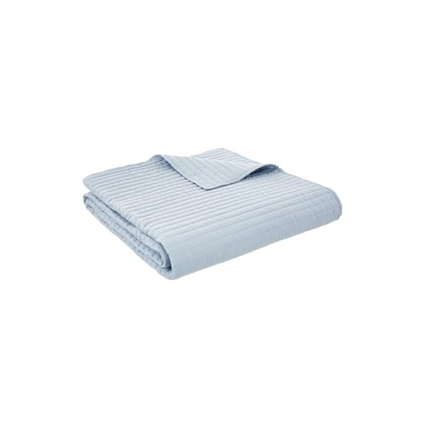 Cuvertură albastră matlasată 230x220 cm Quilted Lines – Bianca