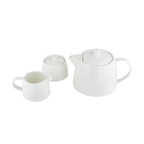 Ceainic din porțelan alb Mikasa Ridget, 1,4 l-image-3