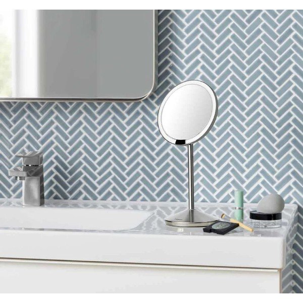 Oglindă cosmetică (10x) cu led/de mărire ø 12 cm Travel – simplehuman-image-3