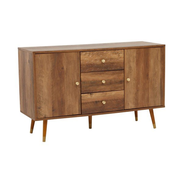 Comodă în culoare naturală închisă 114x70x39 cm Frida – Premier Housewares