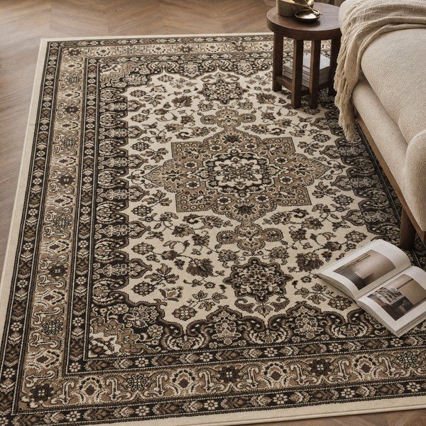 Covor Nouristan Parun Tabriz, 160 x 230 cm, bej-image-1