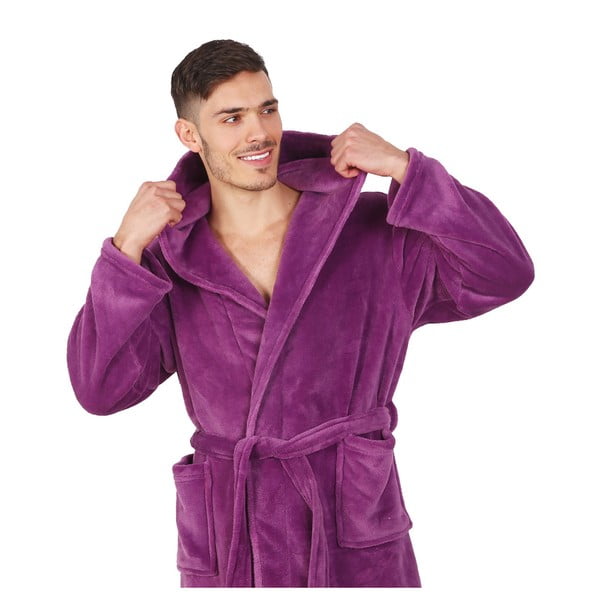 Halat baie unisex DecoKing Robby, mărime XS, mov-image-4