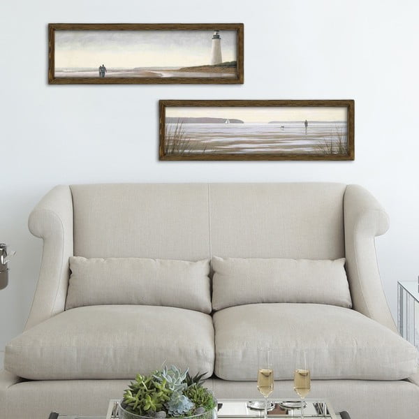 Tablouri 2 buc. 70x19 cm Shore – Wallity-image-1