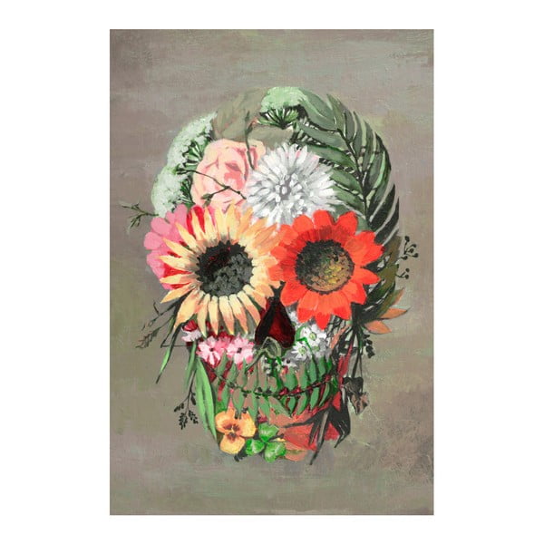 Tablou pe pânză Marmont Hill Planty Skull, 61 x 41 cm