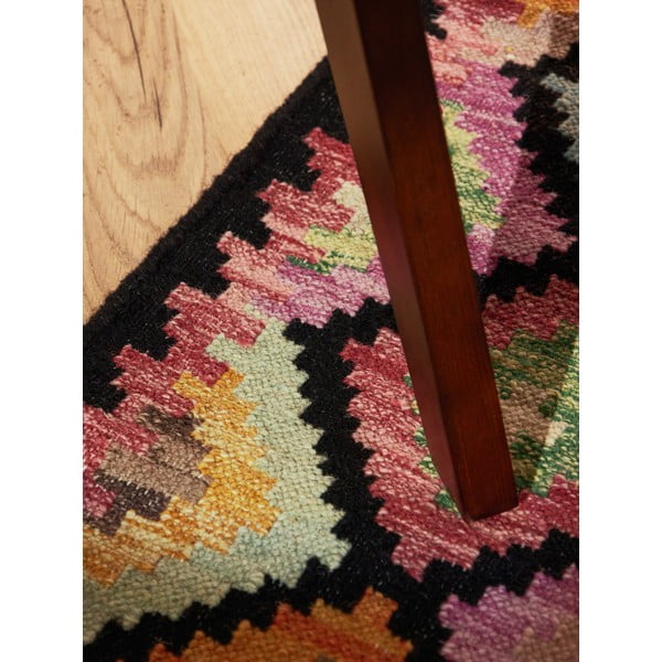 Covor tip traversă reversibil, țesut manual din lână 60x190 cm Kamal Zara – Nouristan-image-4