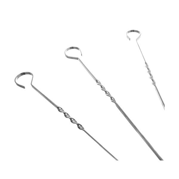 Țepușe de frigărui 10 buc. din oțel inoxidabil – Orion-image-2