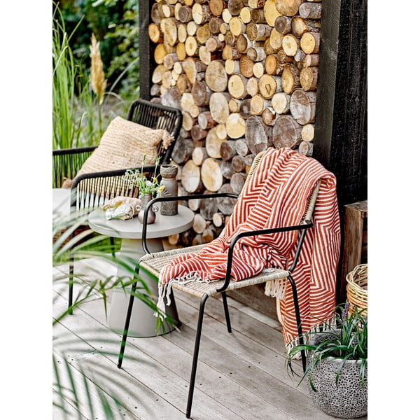 Vază maro din gresie lucrată manual (înălțime 21 cm) Gerde – Bloomingville-image-2