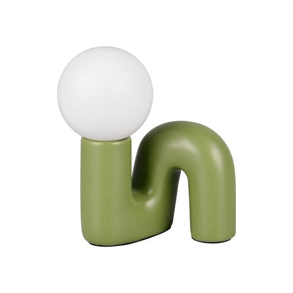 Veioză verde din ceramică (înălțime 21,5 cm) Quinn – Reality
