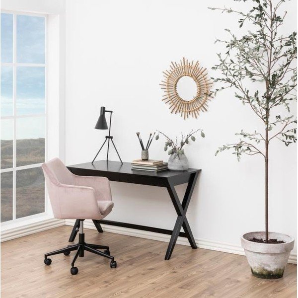 Birou de scris cu sertar Actona Writex, negru-image-1