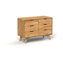 Comodă joasă din stejar 90x63 cm Greg - The Beds