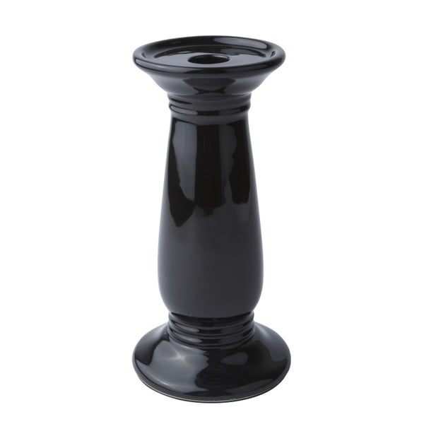 Suport de lumânări KJ Colleaction Ceramic Black, 20 cm