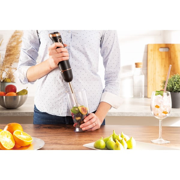 Blender negru manual Black Rose Collection - BerlingerHaus-image-1