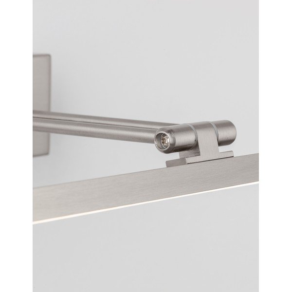 Aplică de perete argintie LED cu structură flexibilă din aluminiu Marnell – Nova Luce-image-4