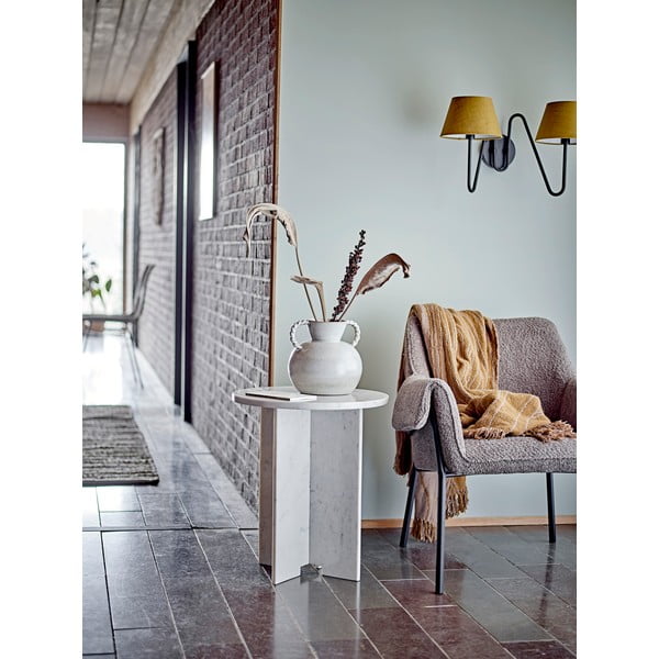 Măsuță auxiliară rotundă din marmură ø 46 cm Jasmia – Bloomingville-image-2