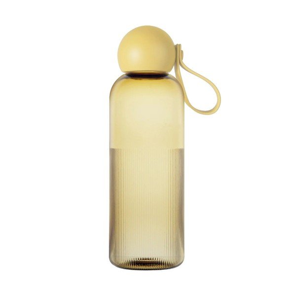 Sticlă galbenă de călătorie din plastic reciclat 600 ml Ture – Sagaform
