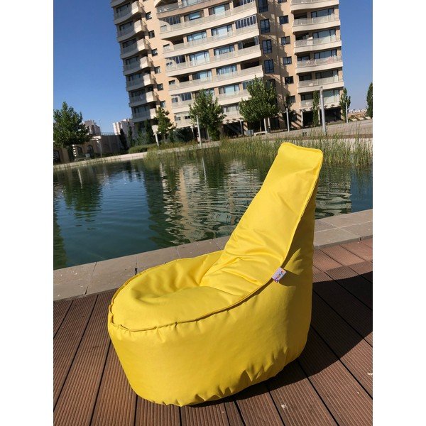 Beanbag pentru grădină galben Aktif – Floriane Garden-image-2