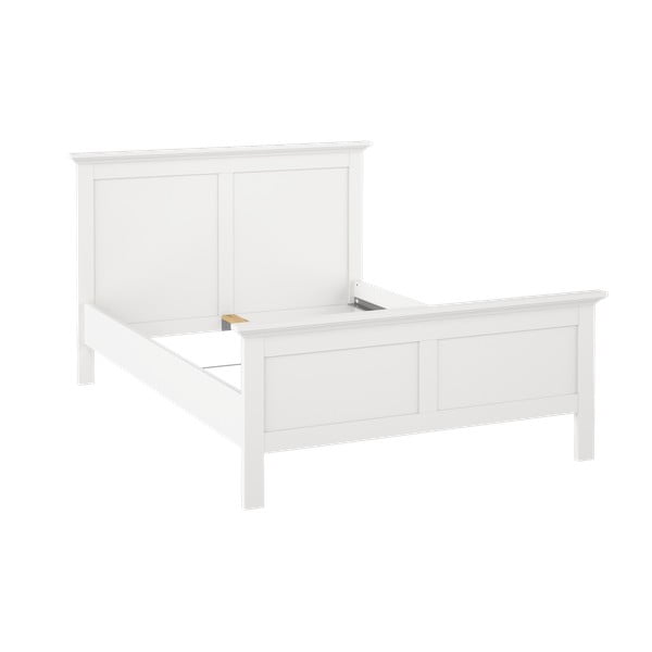 Pat matrimonial alb 140x200 cm Paris – Tvilum