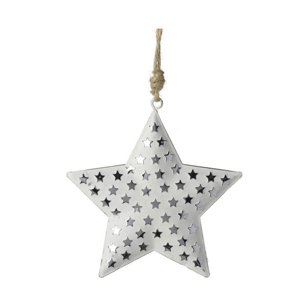 Ornament de Crăciun Parlane Star, argintiu