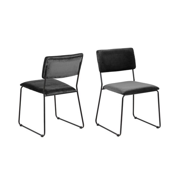 Scaun Actona Cornelia, negru-image-1
