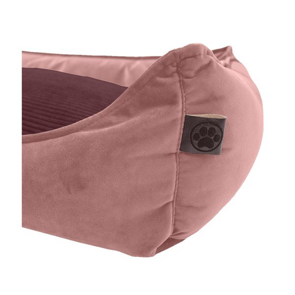 Pat pentru câine Ego Dekor Cocoon, 90 x 70 cm, roz pudră-image-1