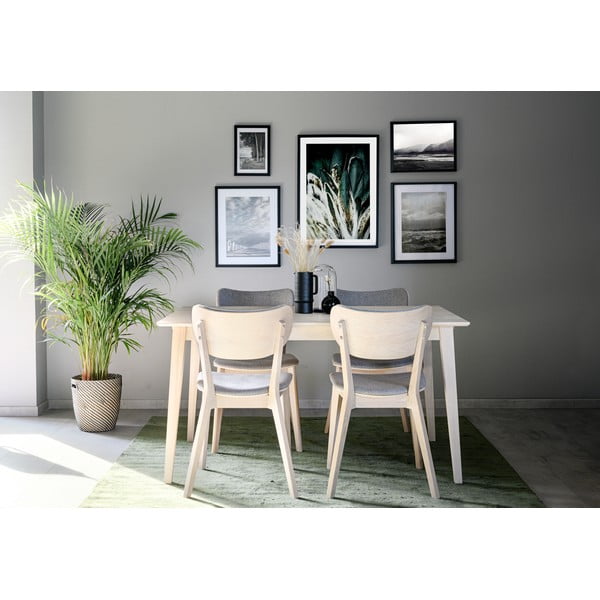 Masă de dining din stejar lăcuit Rowico Filippa, 140 x 90 cm, mat-image-1