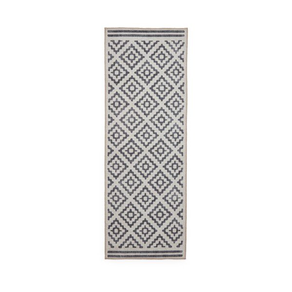 Covor tip traversă gri lavabil 76x230 cm Coral Grey – Think Rugs